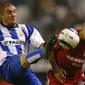 Walter Pandiani. Pemain yang kini berusia 45 tahun dan pensiun di Lausanne Sport Juli 2016 ini total 12 musim bermain di Liga Spanyol mulai 2000/2001 hingga 2011/2012 bersama Deportivo La Coruna, Mallorca, Espanyol dan Osasuna. Ia tampil 279 laga dengan torehan 83 gol dan 6 assist. (AFP/Miguel Ropa)