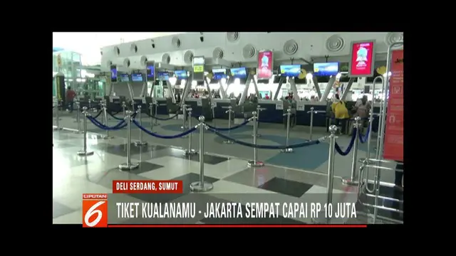 Tiket Pesawat Medan-Jakarta Tembus Rp 10 Juta