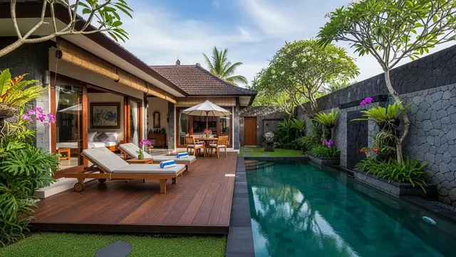 Pesona Fasad Rumah Bali Modern