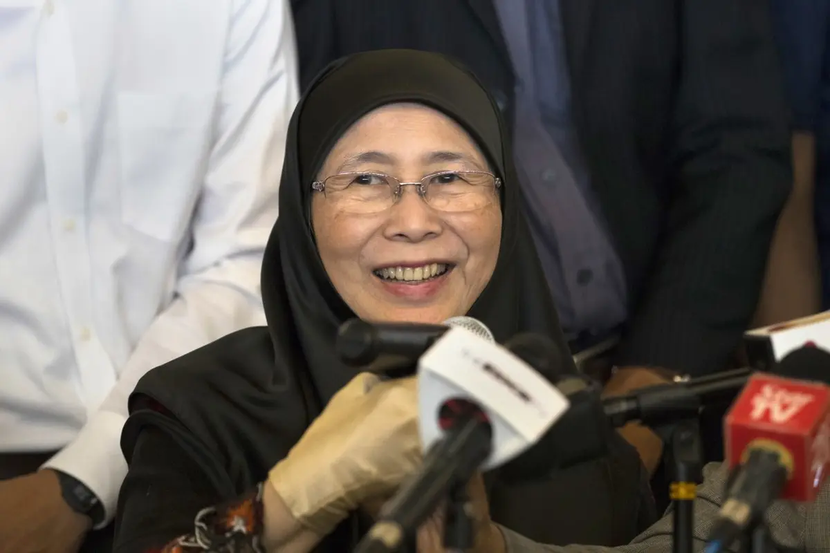 Wakil Perdana Menteri Malaysia Datuk Seri Dr Wan Azizah Wan Ismail (AP)