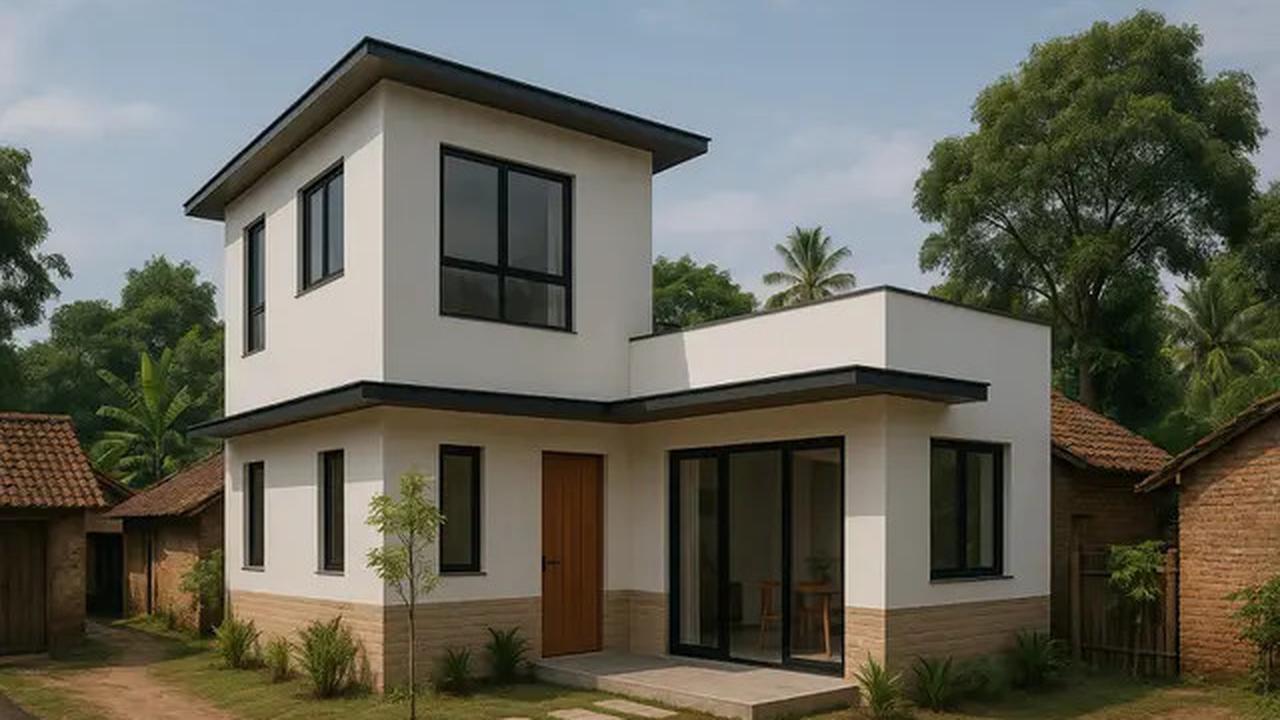 7 Ide Rumah Minimalis Letter L di Kampung