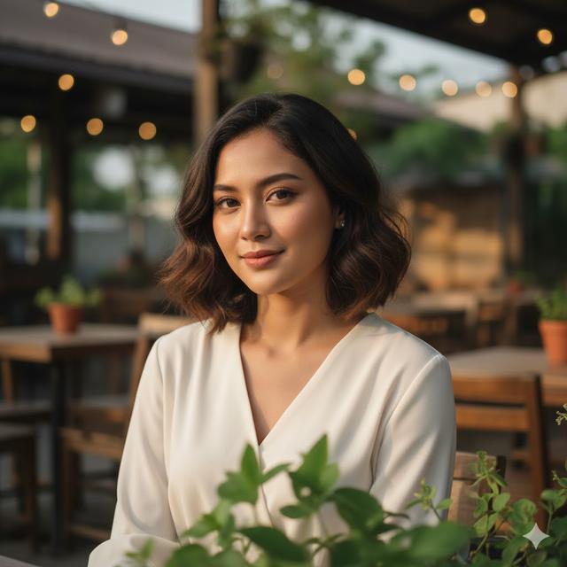 6. Chin-Length Wavy Bob