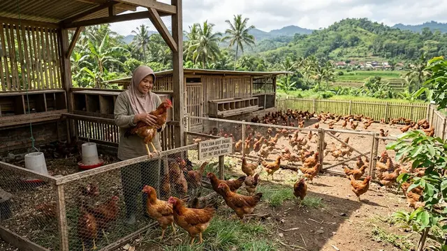 Cara Ternak Ayam Kampung Petelur agar Cepat Balik Modal/AI Generated