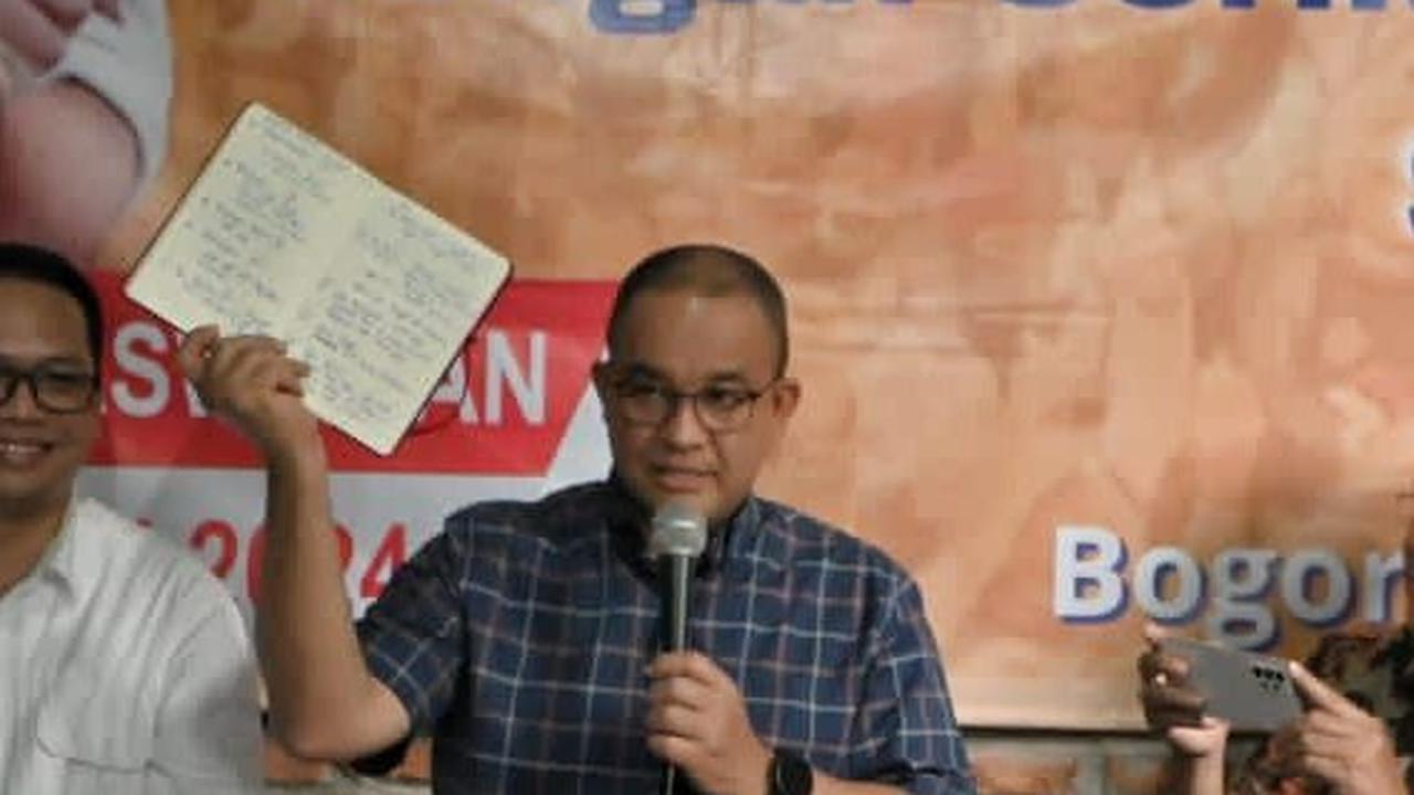 Anies pun menyimak dan mencatat setiap keluhan dan masukan yang disampaikan perwakilan elemen buruh.