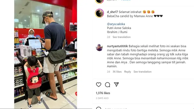 Candid Arya Saloka oleh Putri Anne