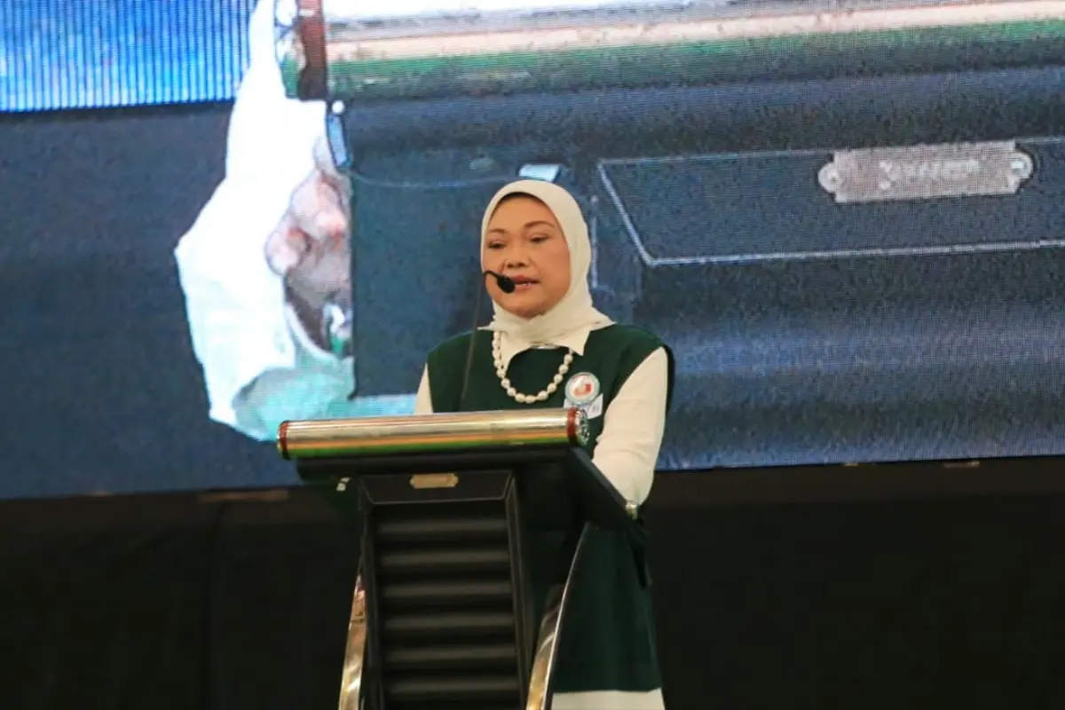Menteri Ketenagakerjaan, Ida Fauziyah menyempatkan menghadiri Halal Bihalal MAFASH UIN Sunan Ampel Surabaya (Istimewa)