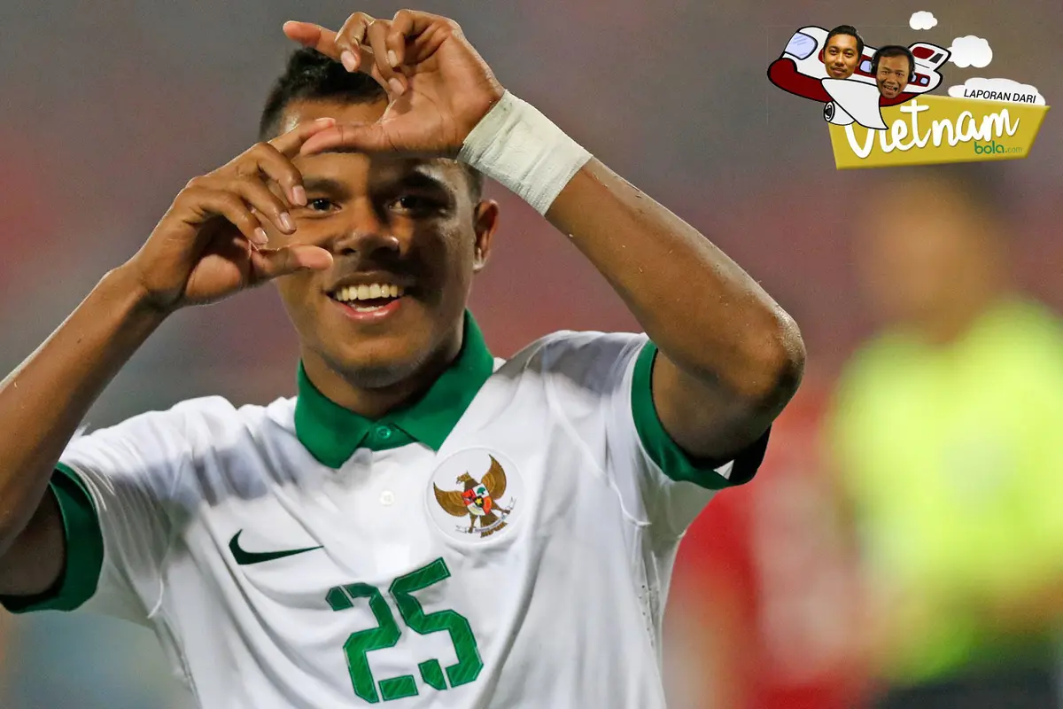 Vietnam vs Indonesia. (Bola.com/Peksi Cahyo)