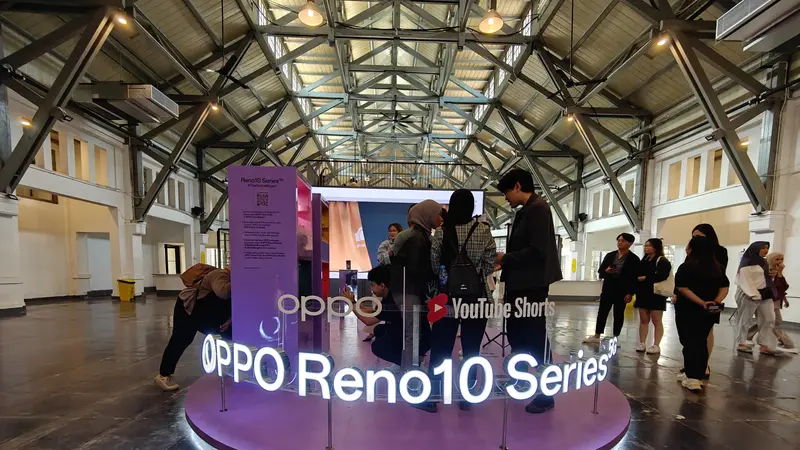 Acara "Shorts and Sing" OPPO Indonesia dalam Mengenalkan Smarphone OPPO Reno10 Series 5G ke Dunia Content Creator