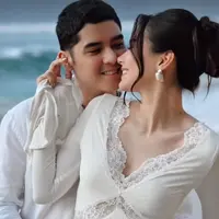 Intip penampilan Alyssa Daguise saat maternity shoot di tepi pantai (@alyssadaguise)