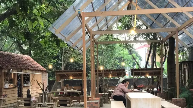 Kafe di Tengah Kebun Kecil di Bogor, Nasi Bali dan Ikan Bakar Jadi Andalan