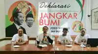 aringan Lingkar Buruh Migran Indonesia (Jangkar Bumi) mendeklarasikan dukungan untuk pasangan Joko Widodo atau Jokowi-Ma'ruf Amin di Pilpres 2019. (Istimewa)