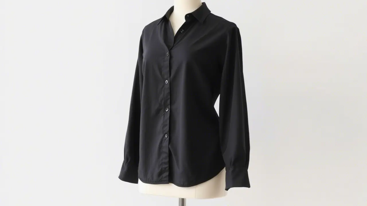 Outfit Kemeja Hitam Wanita Hijab