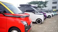 Komunitas Wuling Electric Vehicle Indonesia ikut merayakan menuju pencapaian 10.000 unit Air ev (Wuling Motors)