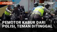 Razia knalpot brong belakangan digelar di sejumlah daerah, hingga membuat pemotor panik. Seperti yang terjadi Jl. Panembahan Senopati Yogyakarta berikut ini. Seorang pemotor berknalpot brong nekat kabur dari penertiban polisi.