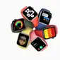 Tampilan Apple Watch SE yang baru saja diluncurkan. (Dok. Apple)