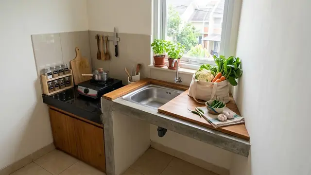 Area Cuci Piring untuk Dapur Type 36