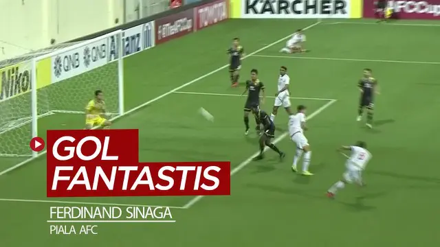 Berita video momen gol fantastis striker PSM Makassar, Ferdinand Sinaga, saat menghadapi Tampines Rovers di Piala AFC 2020.