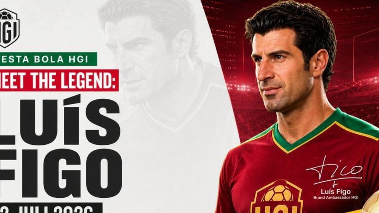 Luis Figo ke Jakarta: HGI Hadirkan Legenda Sepak Bola dalam Ekosistem Mind Sport