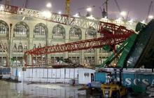 Berniat selamatkan diri, 2 jemaah Indonesia jadi korban crane patah