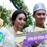 Rinni Wulandari dan Jevin Julian resmi menikah.