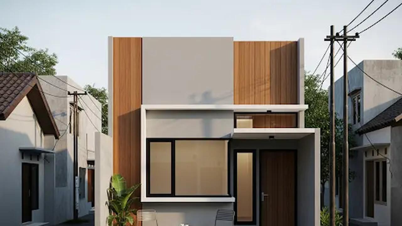 Rumah 5x10 Berbentuk Kotak (Box House)/Rumah Sederhana 5x10 Meter (Sumber: gemini.com)