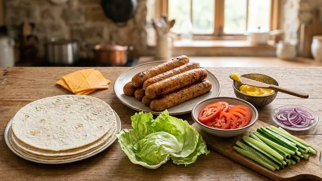 Kebab Sosis Rumahan