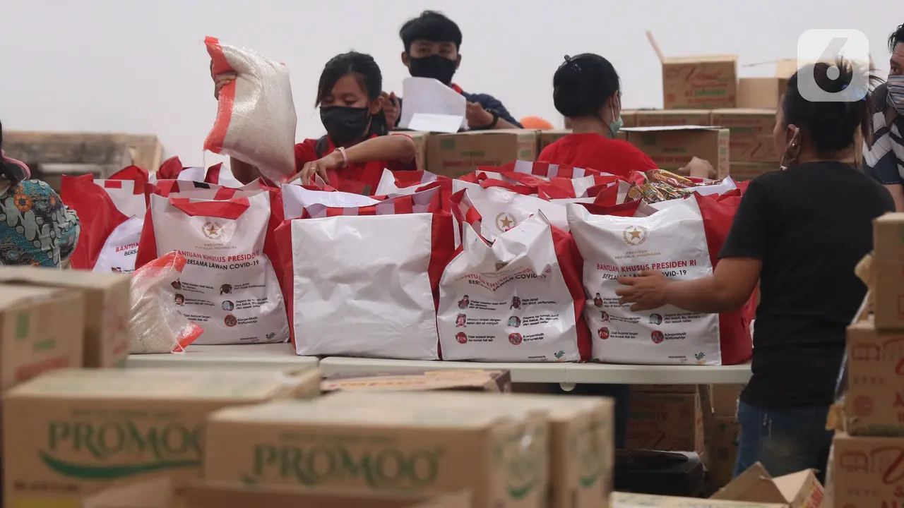 Paket Bantuan Presiden Untuk Wilayah Bodetabek Siap Didistribusikan