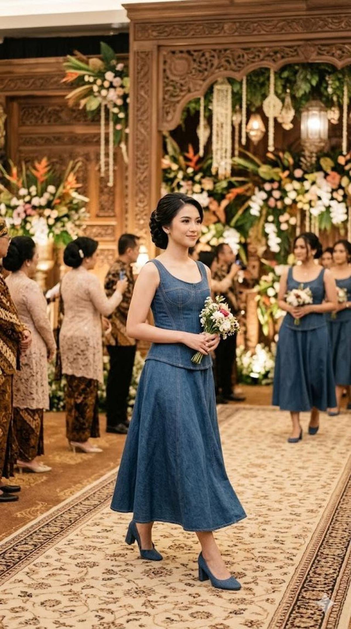 9 Model Baju Bridesmaid Denim Trend 2026, Pilihan Anti Mainstream yang Terlihat Mewah