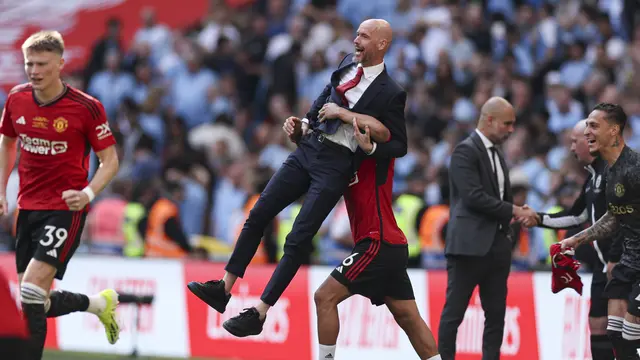 Hasil Final FA Cup Manchester City vs Manchester United