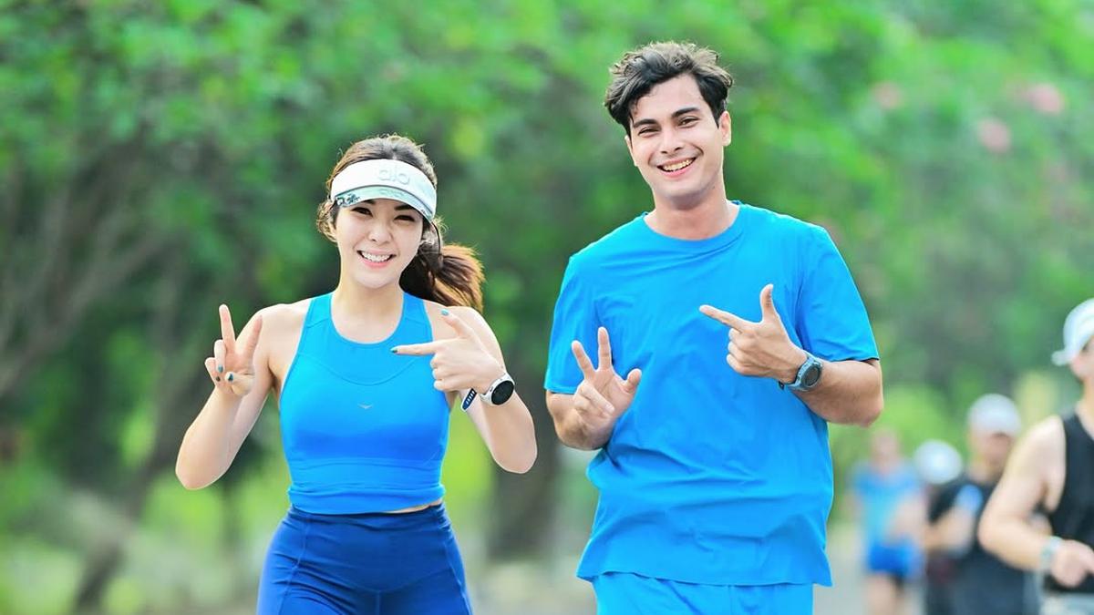 Gaya Bucin Sporty Gisella Anastasia Rayakan Ulang Tahun Cinta Brian ke-27 dengan Lari Bareng
