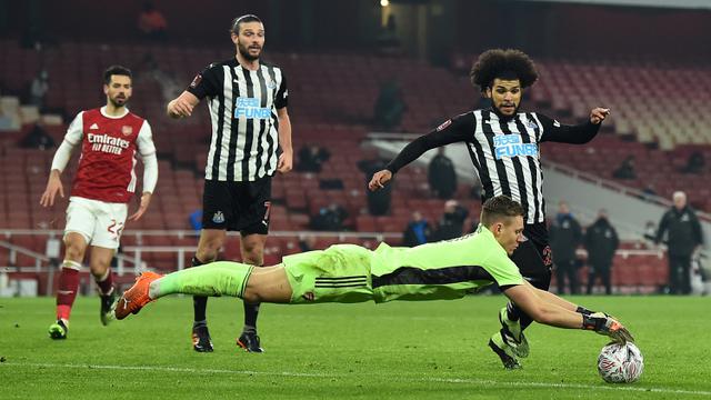 FOTO: Arsenal Butuh Extra Time Untuk Taklukkan Newcastle United 2-0