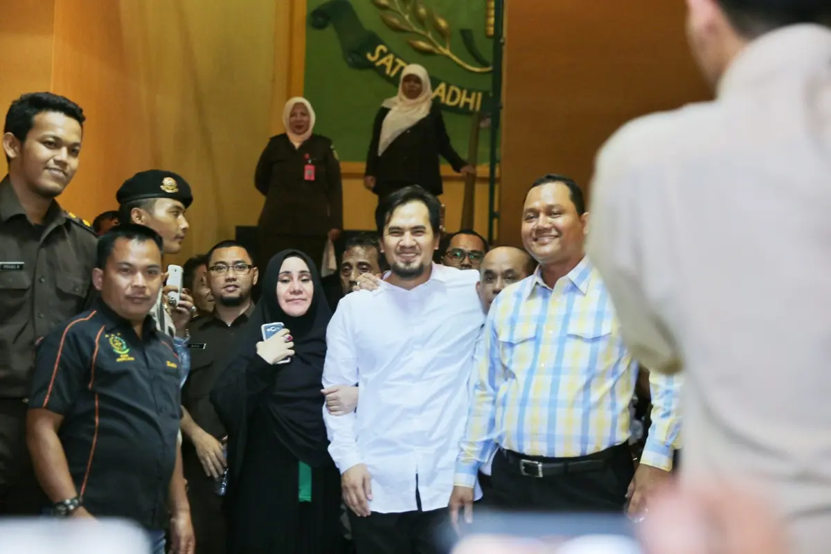 Saipul dan kuasa hukumnya