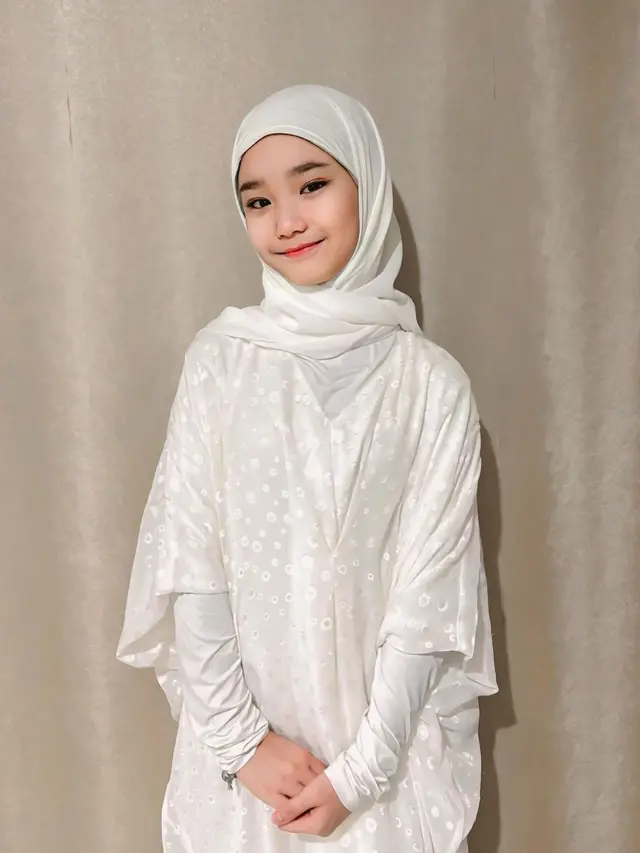 6 Potret Bilqis Anak Ayu Ting Ting saat Berhijab, Beranjak Remaja Makin Menawan