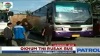 Seorang oknum TNI di Lamongan, Jawa Timur, mengamuk karena tidak terima disalip bus jurusan Cepu-Surabaya.