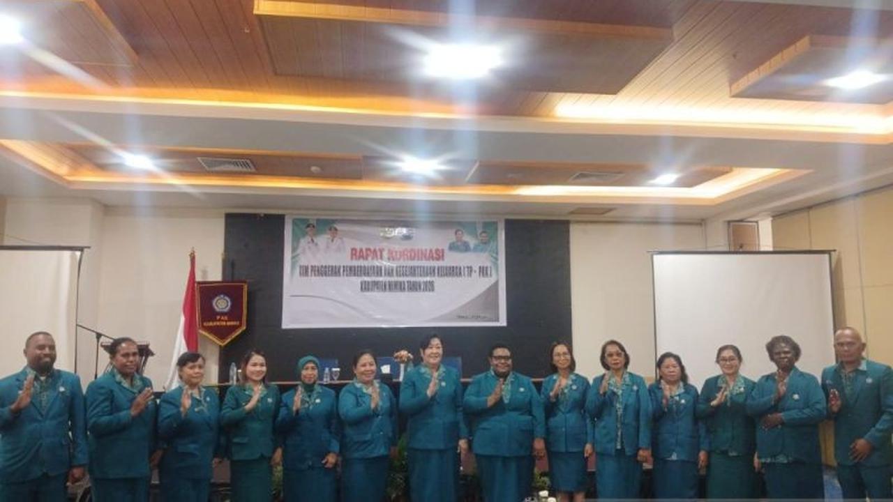 PKK Mimika Prioritaskan Pendidikan dan Kesehatan 2026: Wajib Belajar dan Penanganan Stunting Jadi Fokus Utama