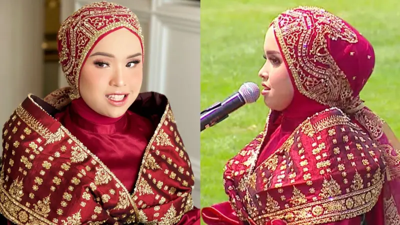 Penampilan Putri Ariani saat HUT ke-78 RI di Istana Negara pada 17 Agustus 2023