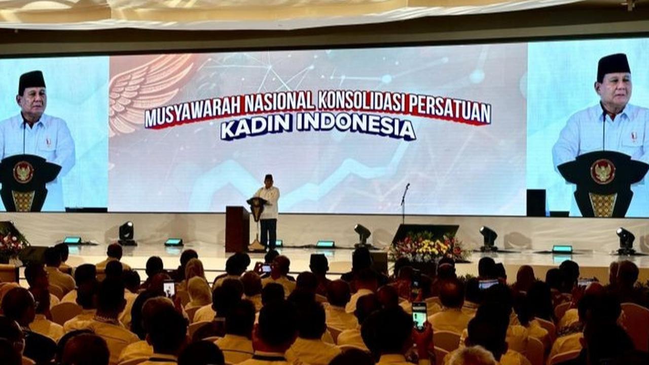 VIDEO: Prabowo Curhat Depan Pengusaha di Kadin Bikin Tertawa: Dikira Jadi Presiden Enak?