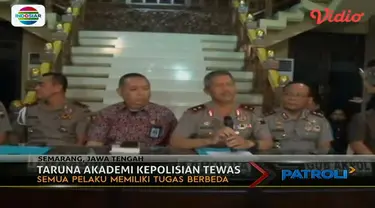 Polisi menetapkan 14 tersangka, terkait tewasnya seorang taruna Akademi Kepolisian di Semarang.