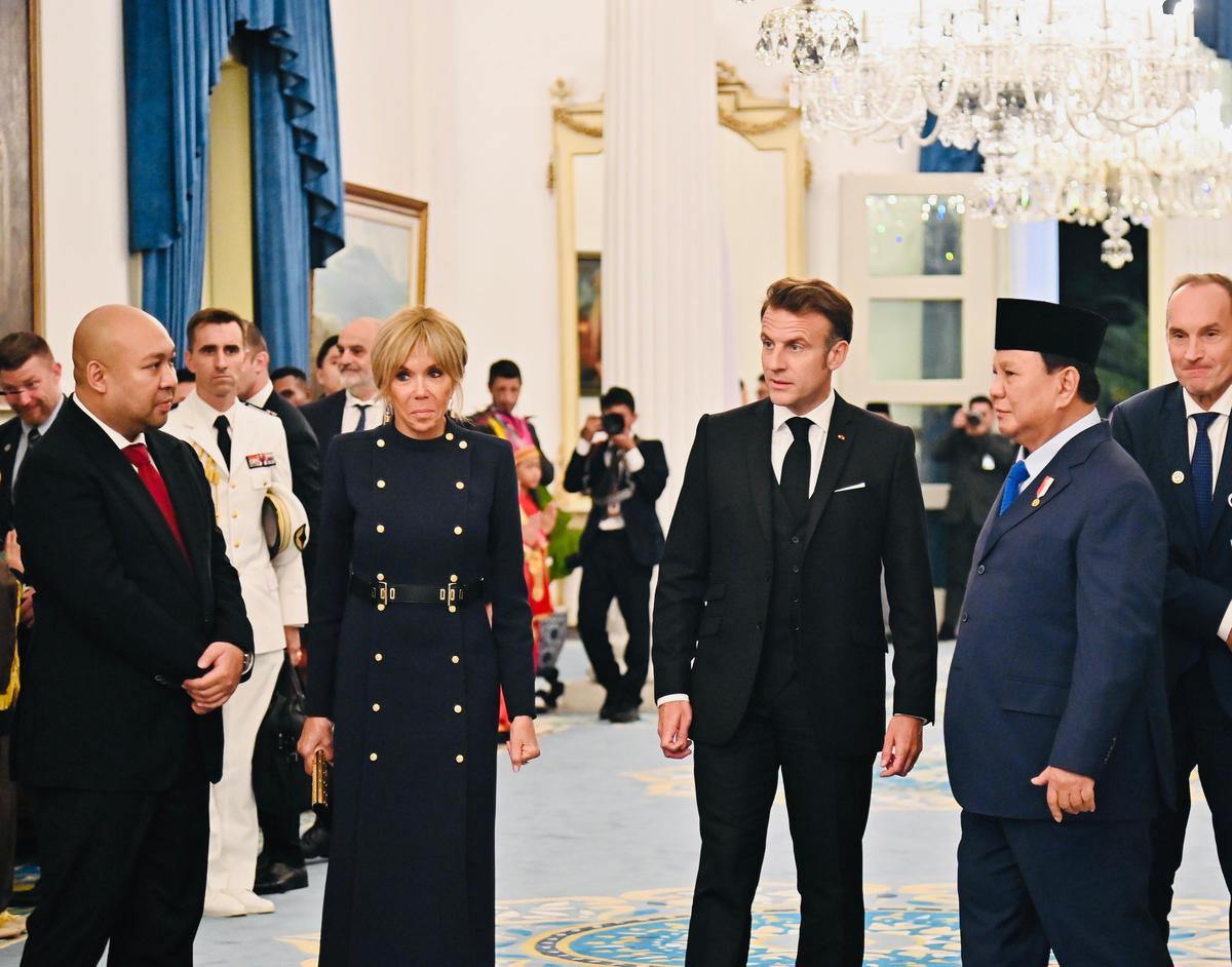 Presiden Prabowo dan Presiden Prancis Macron