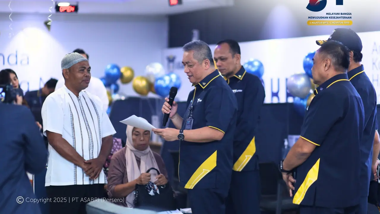 PT ASABRI (Persero) memperingati hari jadinya yang ke-54. ASABRI berdiri pada 1 Agustus 1971,. (Dok ASABRI)