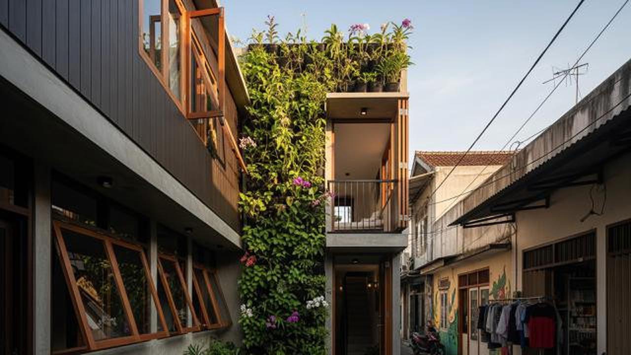 9 Desain Rumah Mungil di Gang Anti Pengap, Strategi Cerdas Sirkulasi Udara dan Cahaya