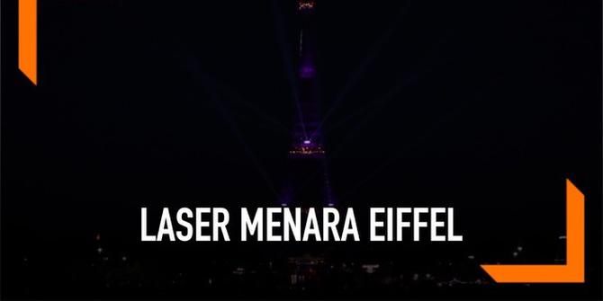 VIDEO: Pertunjukan Laser Memperingati Ulang Tahun Menara Eiffel