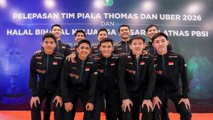 Tim Piala Thomas Indonesia. (foto: PBSI) .