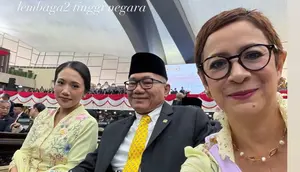Nurul Arifin Berkebaya Kuning Pastel di Sidang Tahunan MPR 2026, Kompak dengan Meutya Hafid