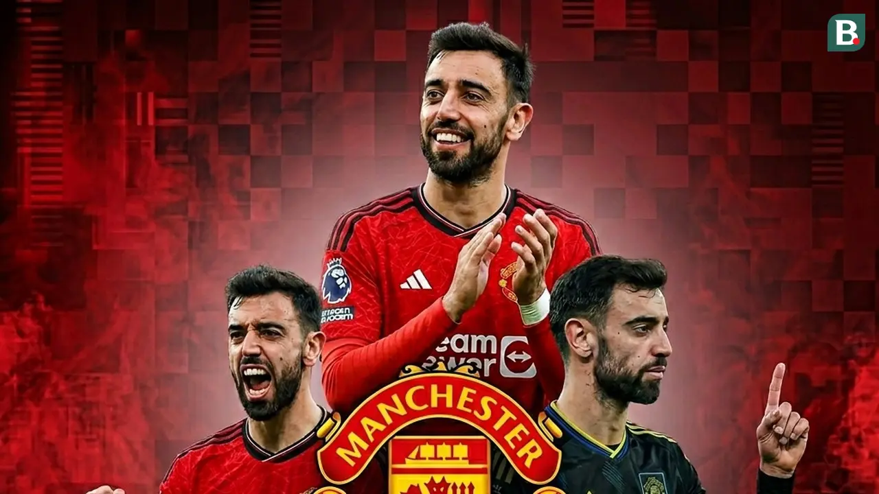 Ilustrasi Bruno Fernandes di . (Bola.com/AFP/Gemini)