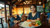 Perbedaan Nasi Tempong dan Lalapan, Cicipi Kuliner Khas Banyuwangi Ini
