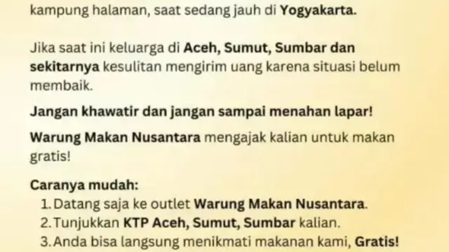 Warung Makan Nusantara
