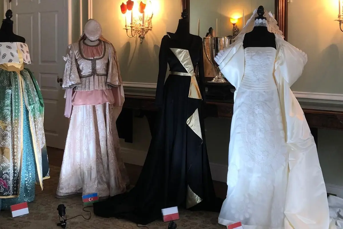 Batik Coreta Louise Ditampilkan di acara Gala di Woodrow Wilson House Exhibition & Gala Washington DC, Amerika Serikat,