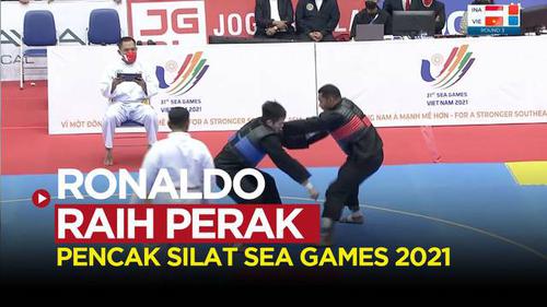 VIDEO: Pesilat Indonesia Ronaldo Neno Raih Perak di Kelas 80-85 Kg SEA Games 2021