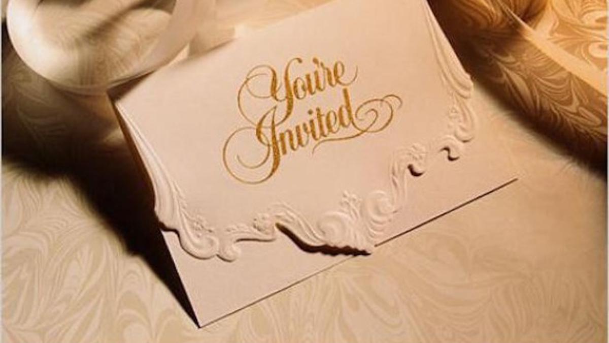 Invitations sent. The Guest list.